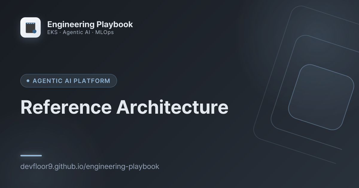 Reference Architecture | Engineering Playbook