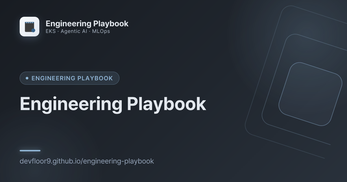 Engineering Playbook 소개 | Engineering Playbook